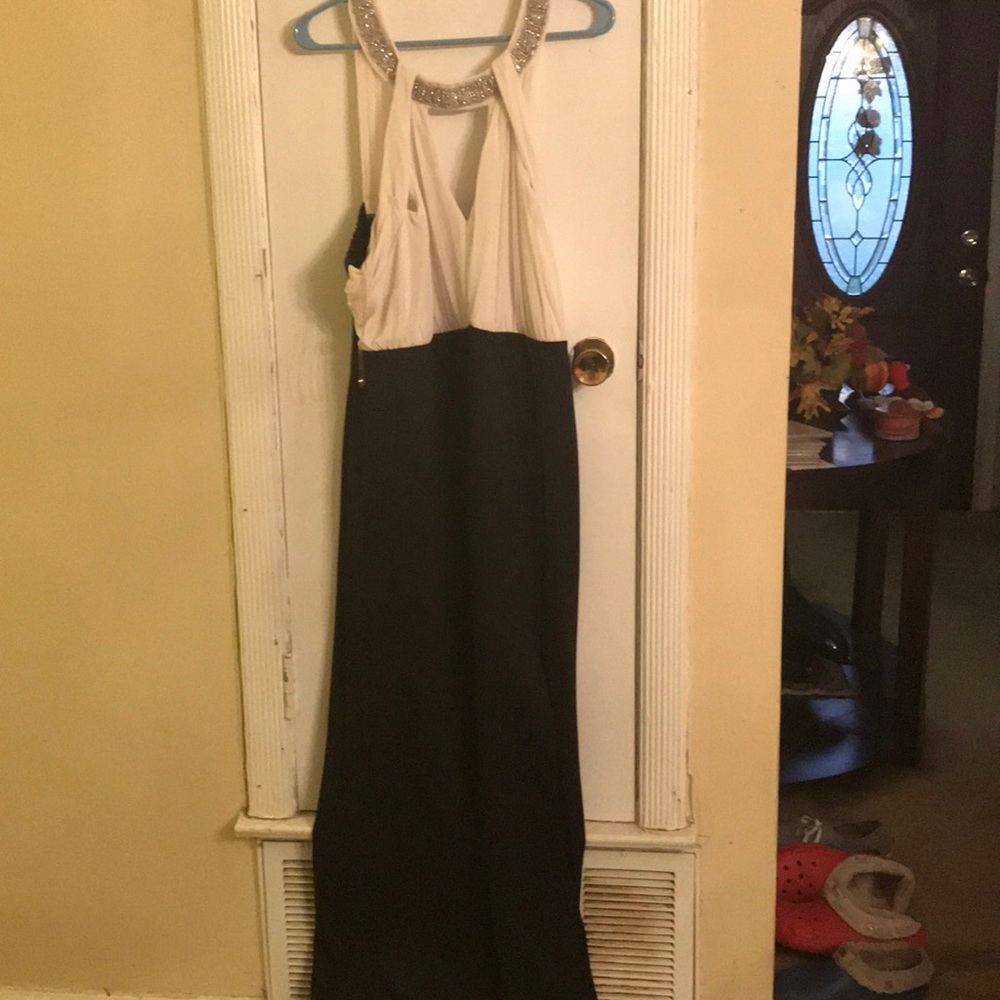 Black and White Formal dress